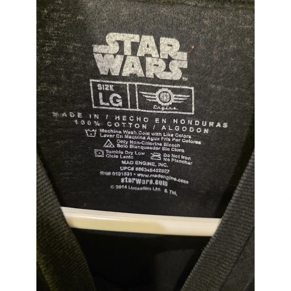 STAR WARS STORMTROOPERS YMCA TEE SHIRT L Black Shortsleeve
